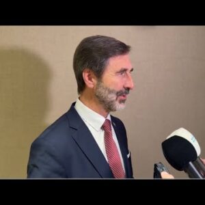 Tlačový brífing ministra Juraja Blanára v rámci pracovnej cesty v Indonézii