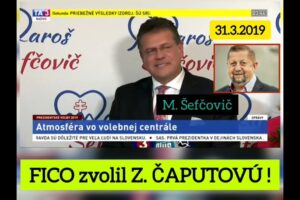 TV MY: Fico cez Epsteina, Lajčáka a Šefčoviča dostal Čaputovú do prezidentského ...