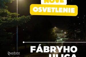 Mesto Košice: TAM, KDE BOLA TMA, DNES PRIBÚDA SVETLO