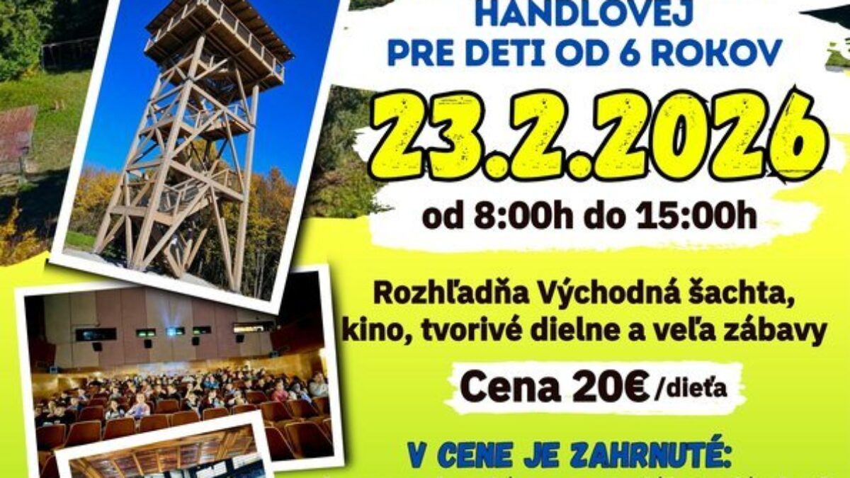 Mesto Handlová: CVČ HANDLOVÁ PRIPRAVILO PROGRAM NA PRVÉ DVA DNI JARNÝCH PRÁZDNIN