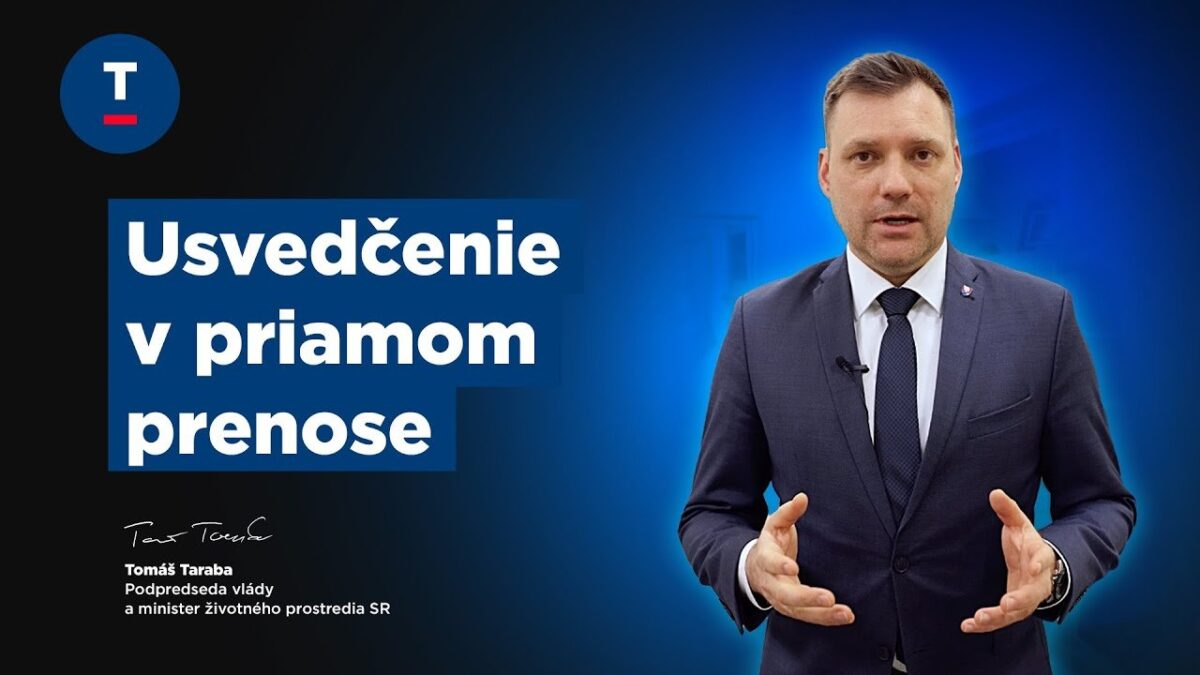 Taraba: Usvedčenie v priamom prenose