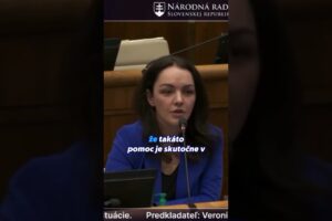 Jednoduchá otázka, ale pre pána ministra je ťažké odpovedať | Veronika ŠROBOVÁ
