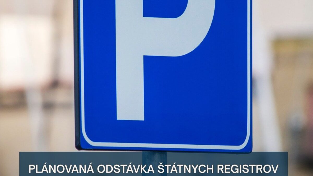 Mesto Košice: PLÁNOVANÁ ODSTÁVKA ŠTÁTNYCH REGISTROV DOČASNE PRERUŠÍ VYDÁVANIE PARKOVACÍCH KARIET