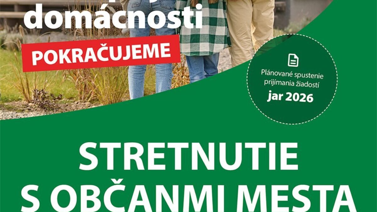 Mesto Svit: Pozvánka pre občanov mesta Svit