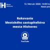 Mesto Hlohovec: MESTSKÉ ZASTUPITEĽSTVO I 12. FEBRUÁR 2026