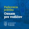 Mesto Senec: PARKOVACIA POLITIKA: UPOZORNENIE PRE VODIČOV