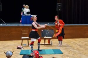 Kultúra Topoľčany: Veselí klauni na dnešnom Detskom karnevale v Topoľčanoch