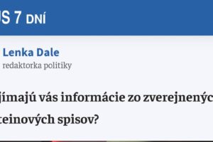 Stručná otázka – stručná odpoveď. Ale keď sa budú mediálne analýzy naďalej...