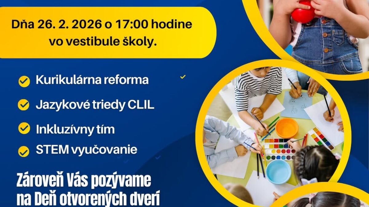 Mesto Modra: STRETNUTIE S RODIČMI PREDŠKOLÁKOV NA ZŠ VAJANSKÉHO
