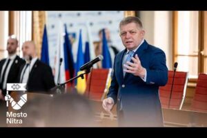 Predseda vlády SR Robert Fico v Nitre diskutoval so študentmi