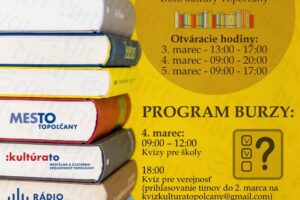 Kultúra Topoľčany: Milovníci kníh, zbystrite pozornosť!