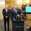 Robert Fico: Tlačová konferencia predsedu vlády SR Roberta Fica, podpredsedu vlá...