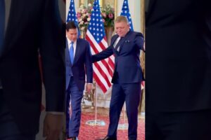 Premiér Robert Fico prijal ministra zahraničných vecí Spojených štátov americkýc...