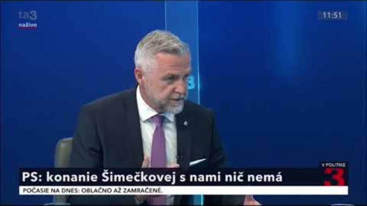 T. Gašpar: Keby moja mama vyciciavala štátny rozpočet ako Marta Šimečková, je z toho mediálne peklo.