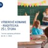 Mesto Modra: VÝBEROVÉ KONANIE – RIADITEĽ/KA ZŠ Ľ. ŠTÚRA