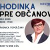 Mesto Topoľčany: HODINKA PRE OBČANOV UŽ TÚTO STREDU