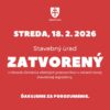 Mesto Zvolen: STAVEBNÝ ÚRAD BUDE V STREDU ZATVORENÝ