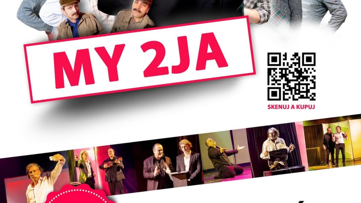 Kultúra Topoľčany: „MY 2JA“ je komediálna show Reného Štúra a Sväťa Malachovského, ktorá kombinuje stand-up, divadlo, gagy, improvizácie a hudbu s cieľom rozosmiať publikum.