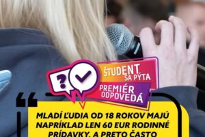 ŠTUDENT SA PÝTA, PREMIÉR ODPOVEDÁ.