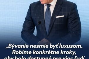 Robert Fico: Bývanie nesmie byť nedosiahnuteľným luxusom. Našou povinnosťou je v...