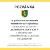 Mesto Levice: Pozvánka na zasadnutie MsZ