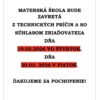 Mesto Hnúšťa: 

Z dôvodu vážnej poruchy na vodovodnom potrubí bude materská škol...
