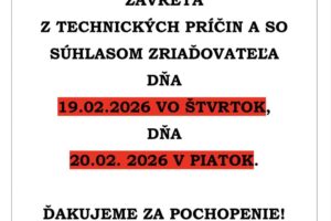 Mesto Hnúšťa: 

Z dôvodu vážnej poruchy na vodovodnom potrubí bude materská škol...