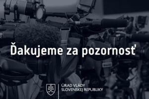 Tlačová konferencia R. Fica, D. Sakovej a G. Szabóa po rokovaní vlády SR