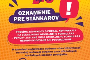 Mesto Senec: Stánkari a bufetári POZOR!