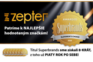 Zepter ôsmykrát medzi najlepšími: Zisk pečate Superbrands potvrdzuje kvalitu