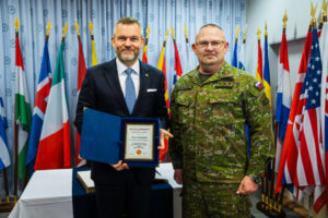 Pellegrini navštívil Centrum výnimočnosti NATO pre oblasť likvidácie výbušných s...