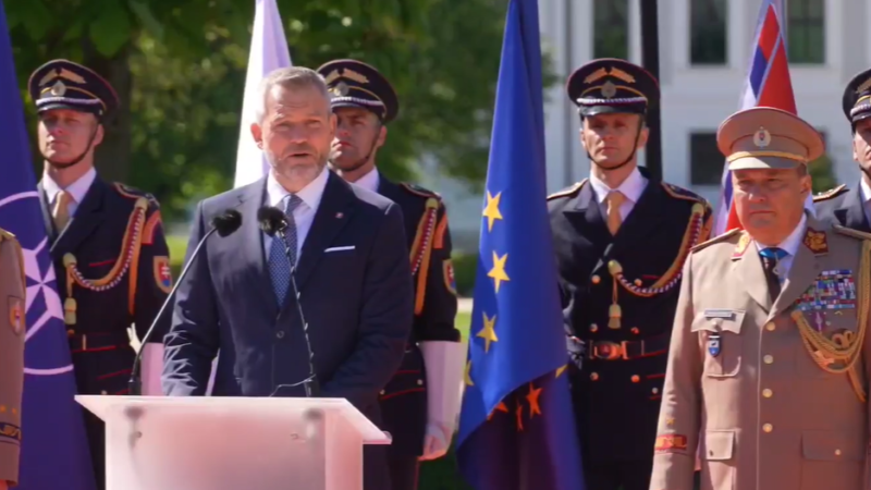 Prezident Pellegrini vymenoval nového náčelníka Generálneho štábu Ozbrojených síl SR – VIDEO