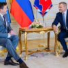 Pellegrini prijal Moznera po roku vo funkcii, hlavnou témou boli systémové opatr...