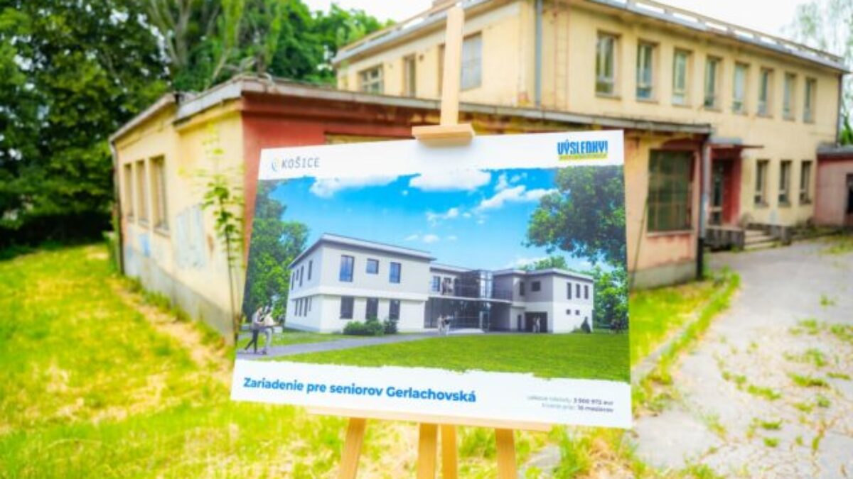 Na Gerlachovskej ulici v Košiciach sa začala premena budovy bývalých detských jaslí na zariadenie pre seniorov – FOTO